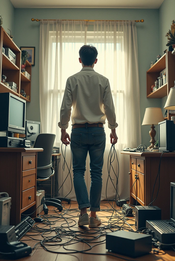a person who leaves all the plugs connected