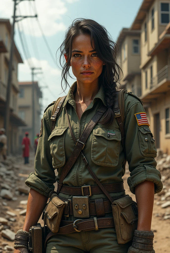 Something that represents a Brazilian woman for a war game