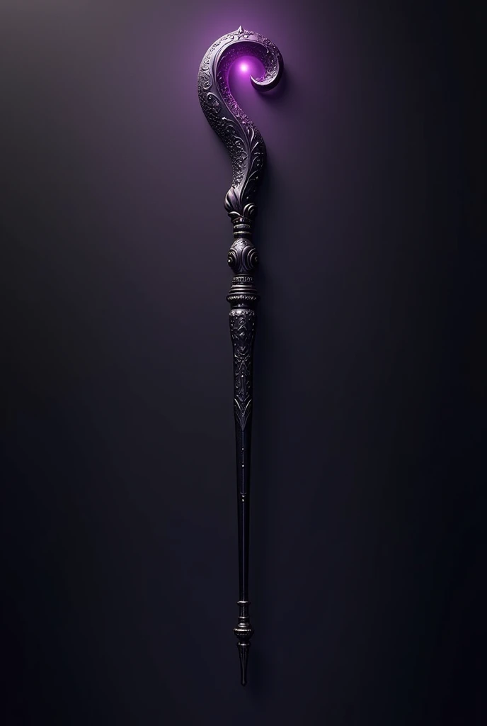 Wand with black and purple colors with elegant design