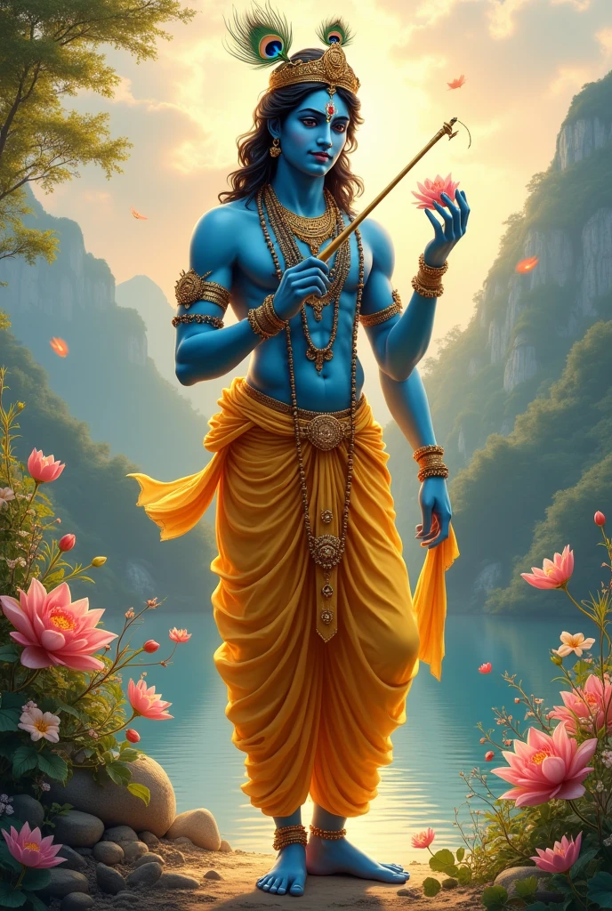 Hou to you Krishna image generat