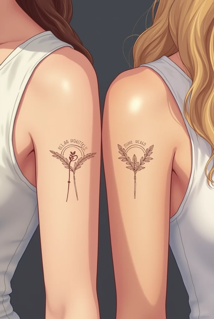 Small and unique tattoo for brother and sister 