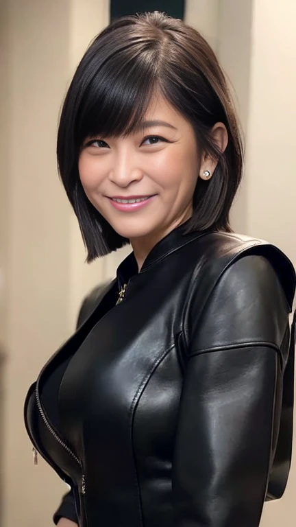 


最high quality, 8k, Vibrant, Sharp focus, high quality, High resolution, Middle-aged women, Mature Woman, 5, (Whole Body Ezbian), (High heels face detail, Highly detailed eyes, ((big 1.6))、((Black leather clothing))、Random Hairstyles、Bright smile、
