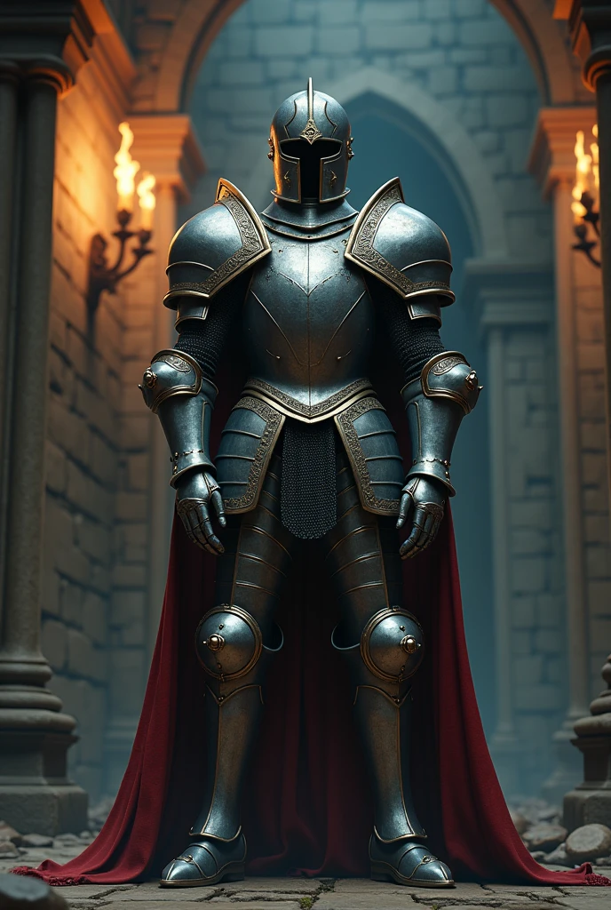 Jerry Smith Wearing knight armor