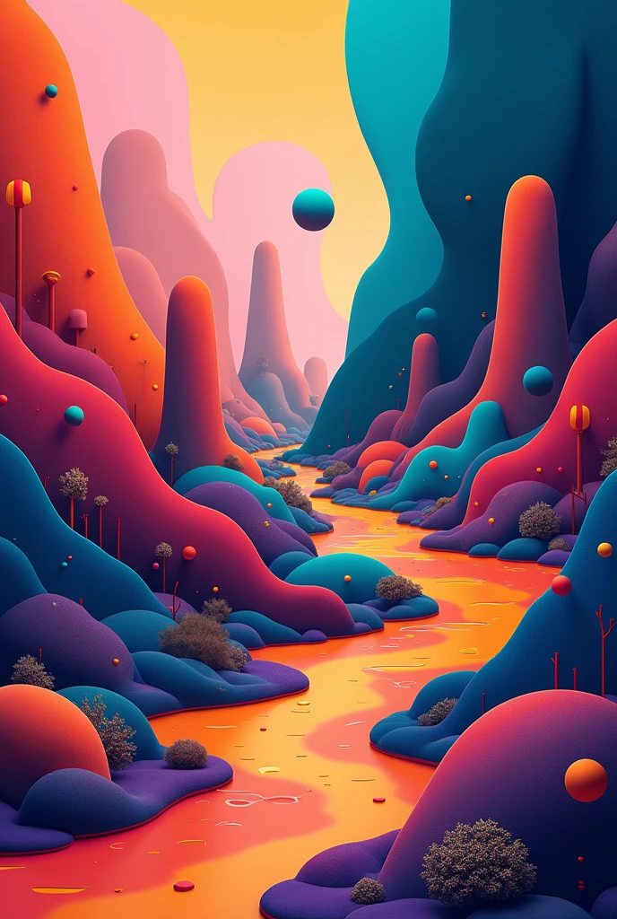 Gestalt architecture law of segregation colorful world