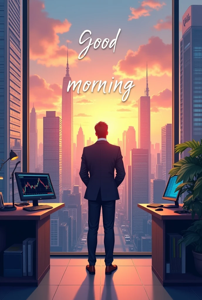 trading picture Good morning by TradezyBoy will be written in the picture