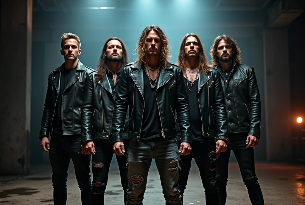 Male rock band cover photo