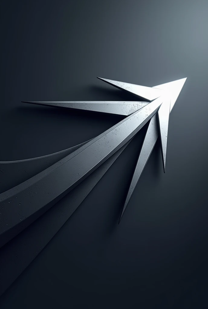Silver shooting star type urban company logo