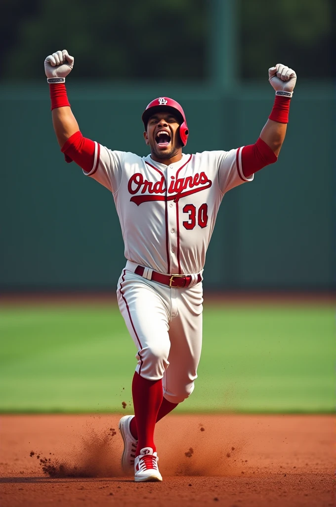 Image of Randy Arozarena doing his celebration