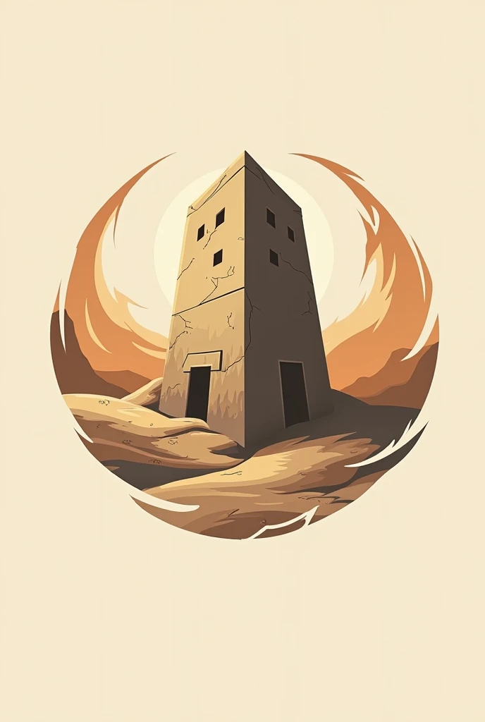 create a building team logo called "the dry sand"