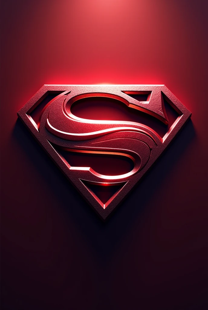 Create a heart from the letters E and S similar to Superman's shield