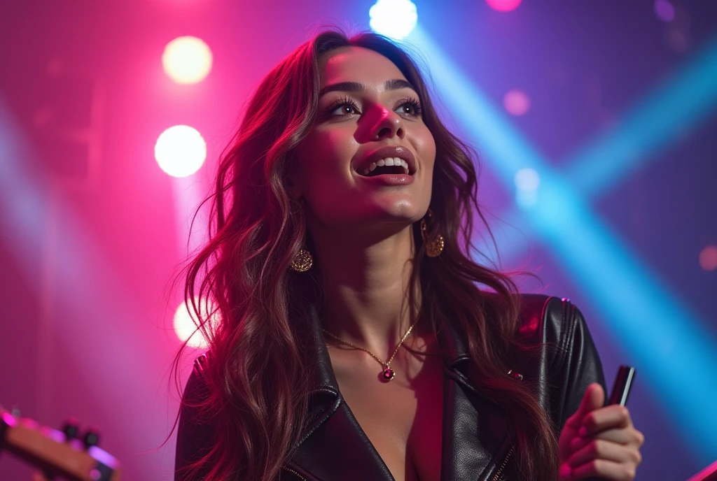 A age female pop singer who achieved success at a young age