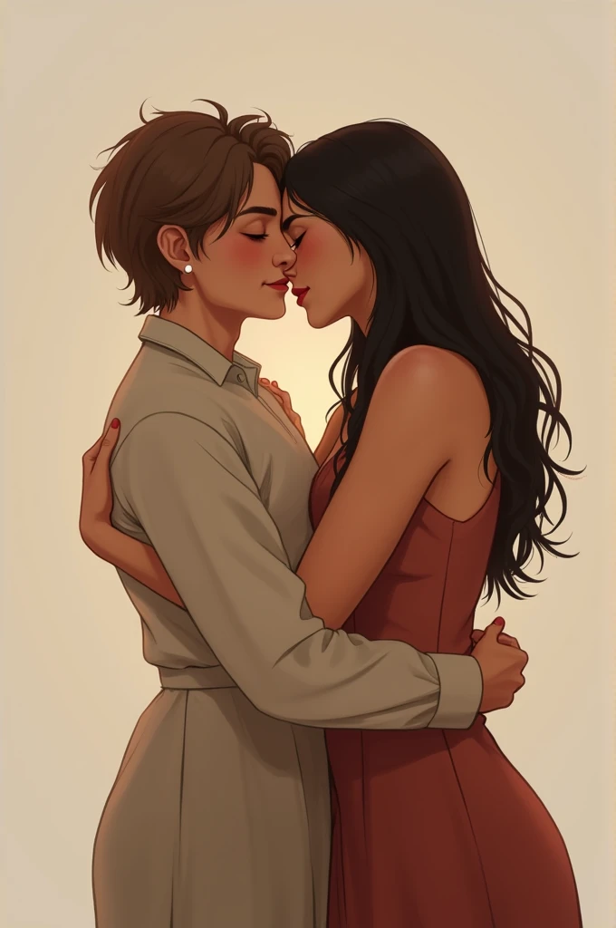 Make persons hugging each other