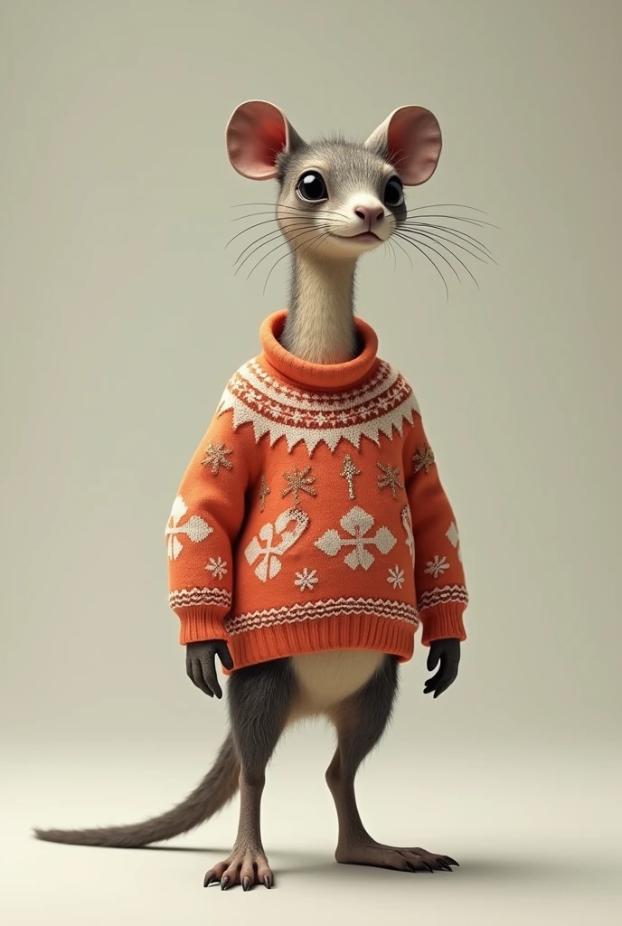 Big nutria, Skinny and pretty in a 6th grade prom sweater