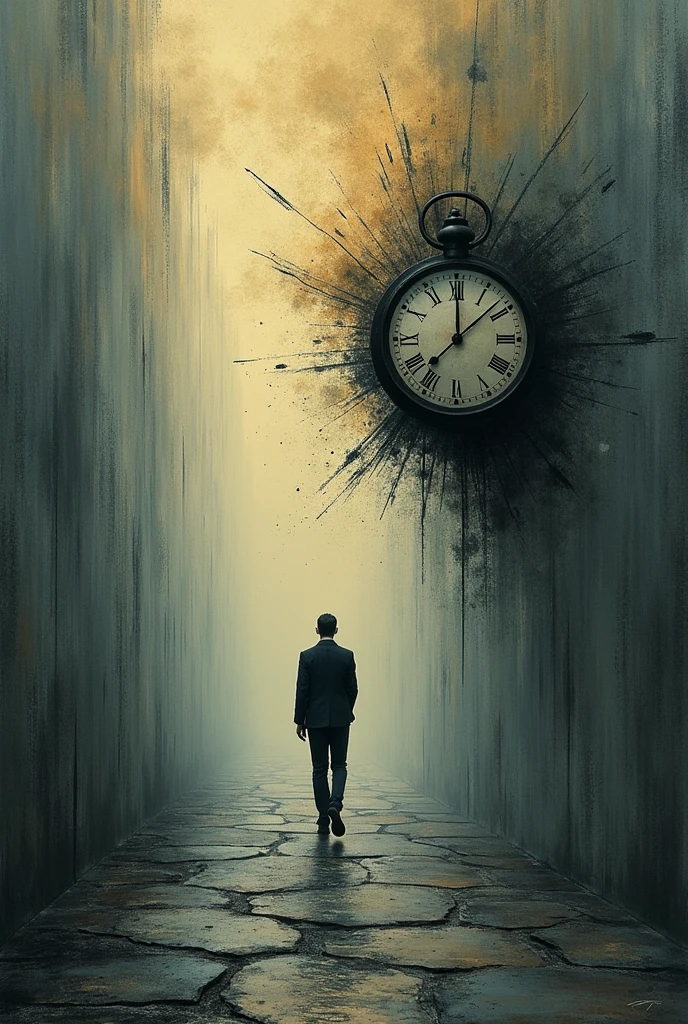 The clock is the ticking of my own mortality, “The pointer turns, and I run after him, trying to decipher the code of life.
I smile, I am an analytical skeptic, but also a poet of the soul.
