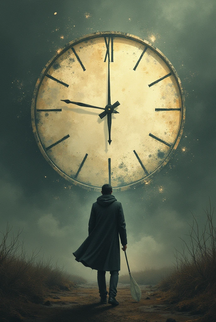 The clock is the ticking of my own mortality, “The pointer turns, and I run after him, trying to decipher the code of life.
I smile, I am an analytical skeptic, but also a poet of the soul. 