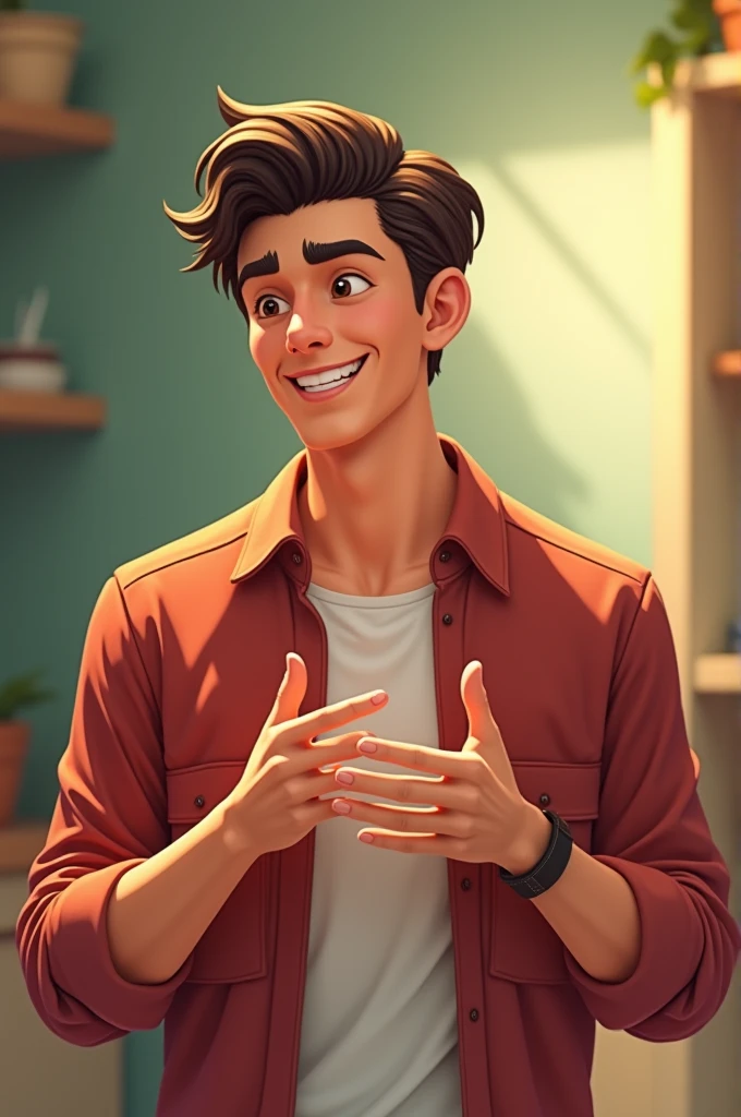 Have a good day wish, by a handsome guy