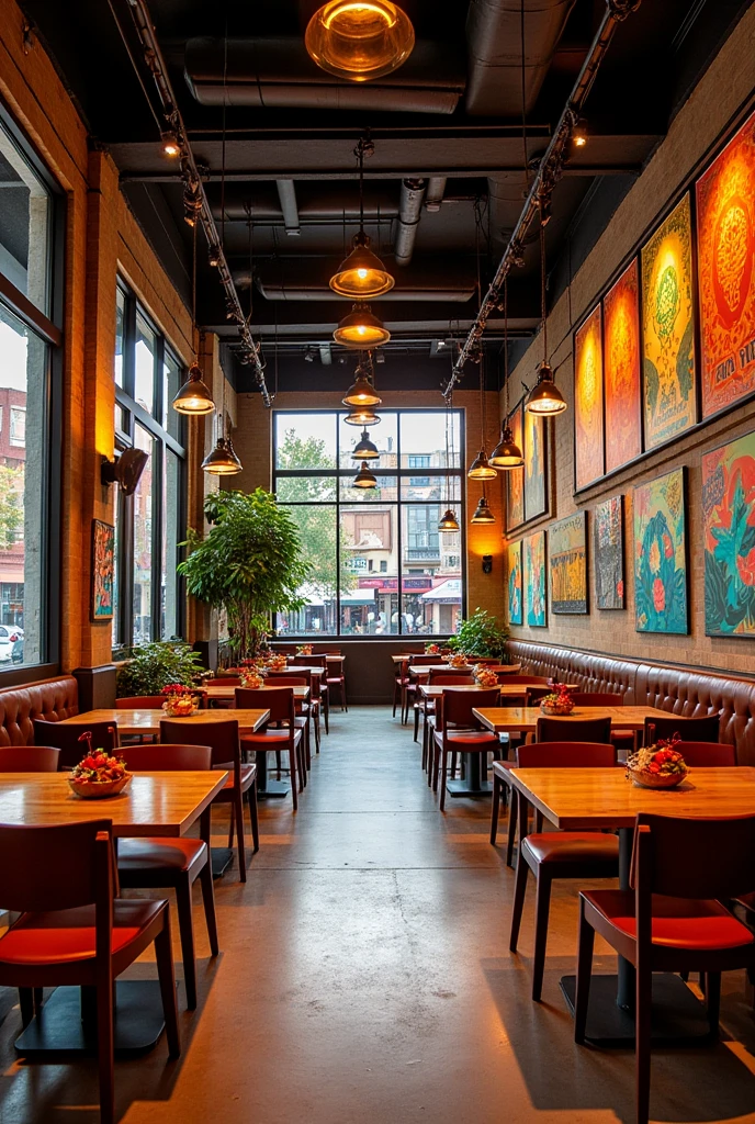 Modern taco restaurant