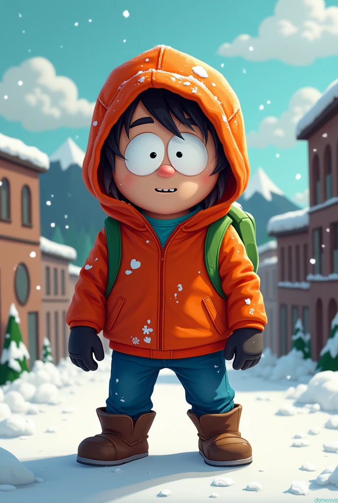Finn the human fuse with Kenny mccormick