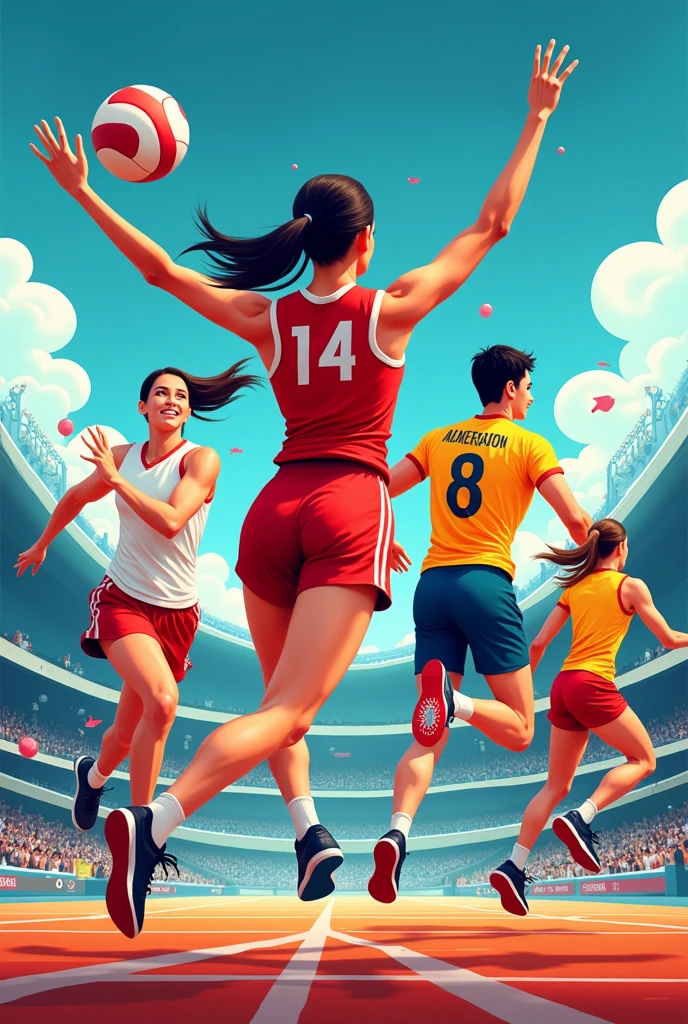 National sports day poster