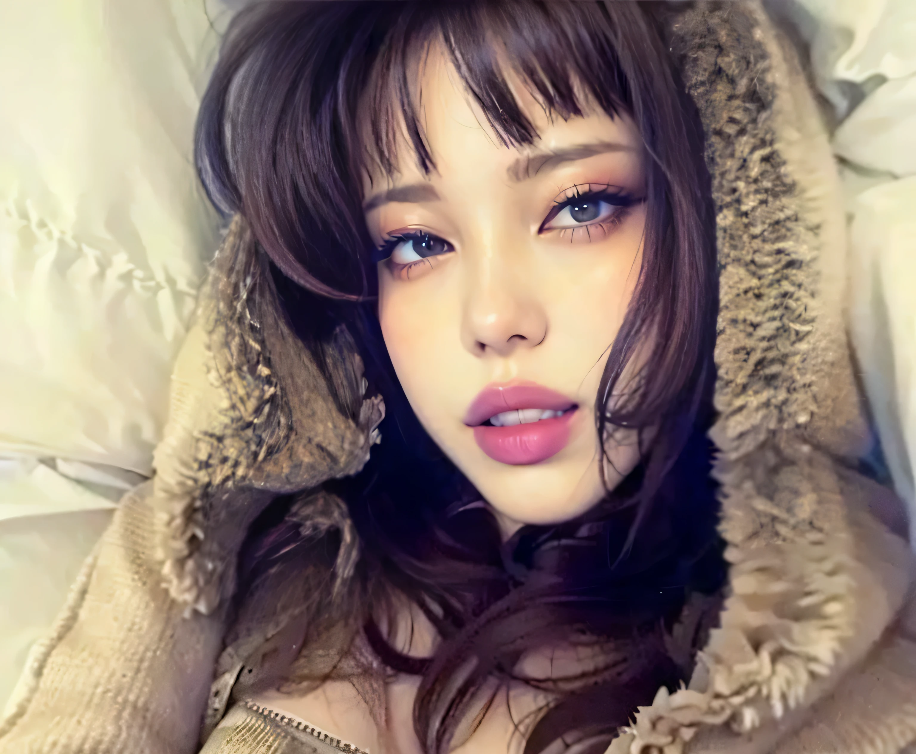 siren eyes and slanted eyes and Asian eyes
