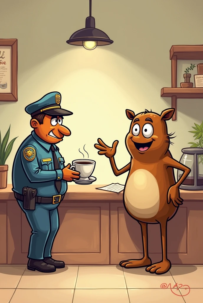 Here's a funny joke for you:

Why did the coffee file a police report?

Because it got mugged!

Hope that made you smile! Do you want to hear another one?