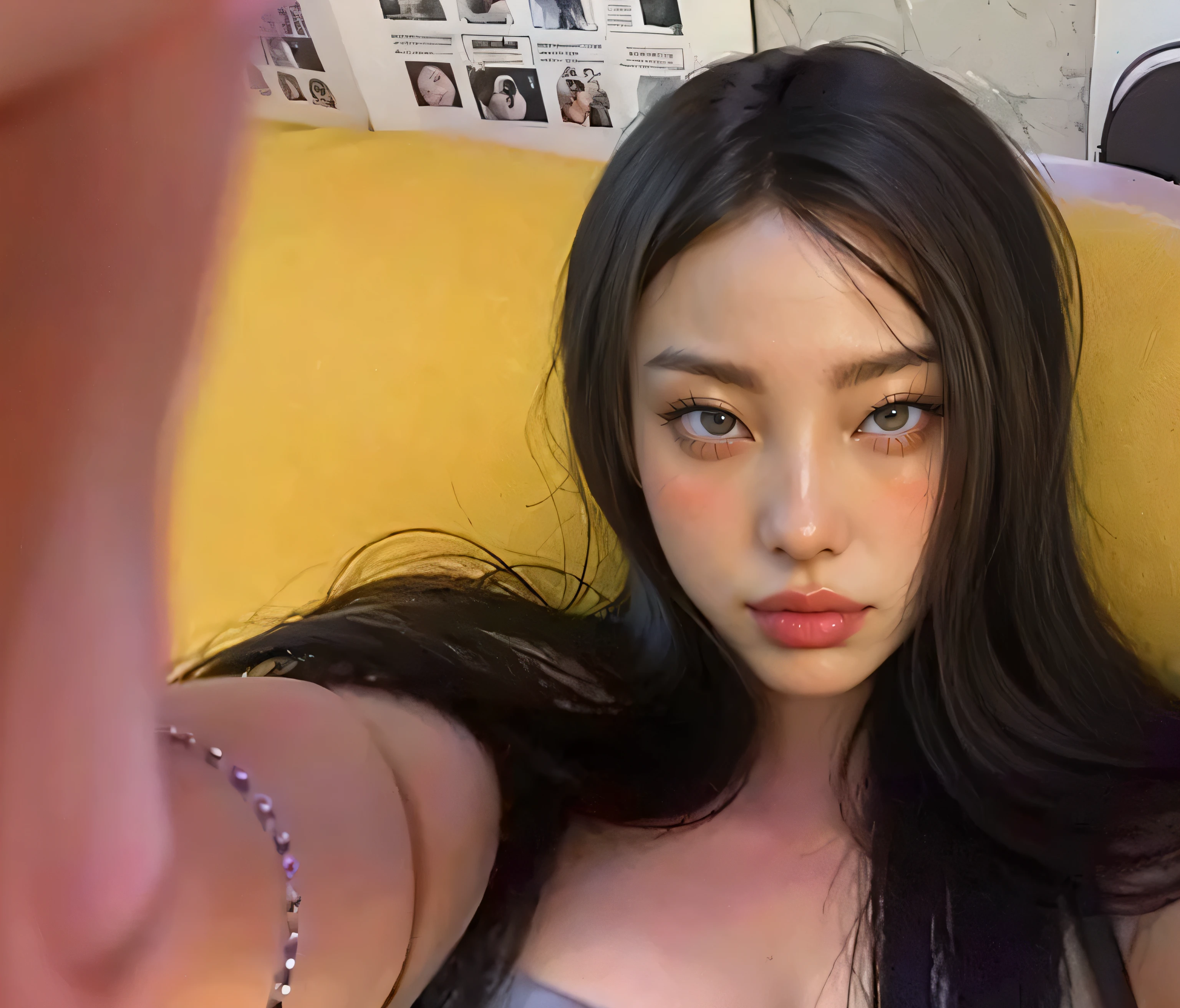 siren eyes and slanted eyes and Asian eyes