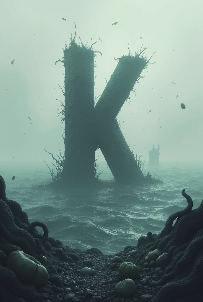 By using letter K generate wastea ocean