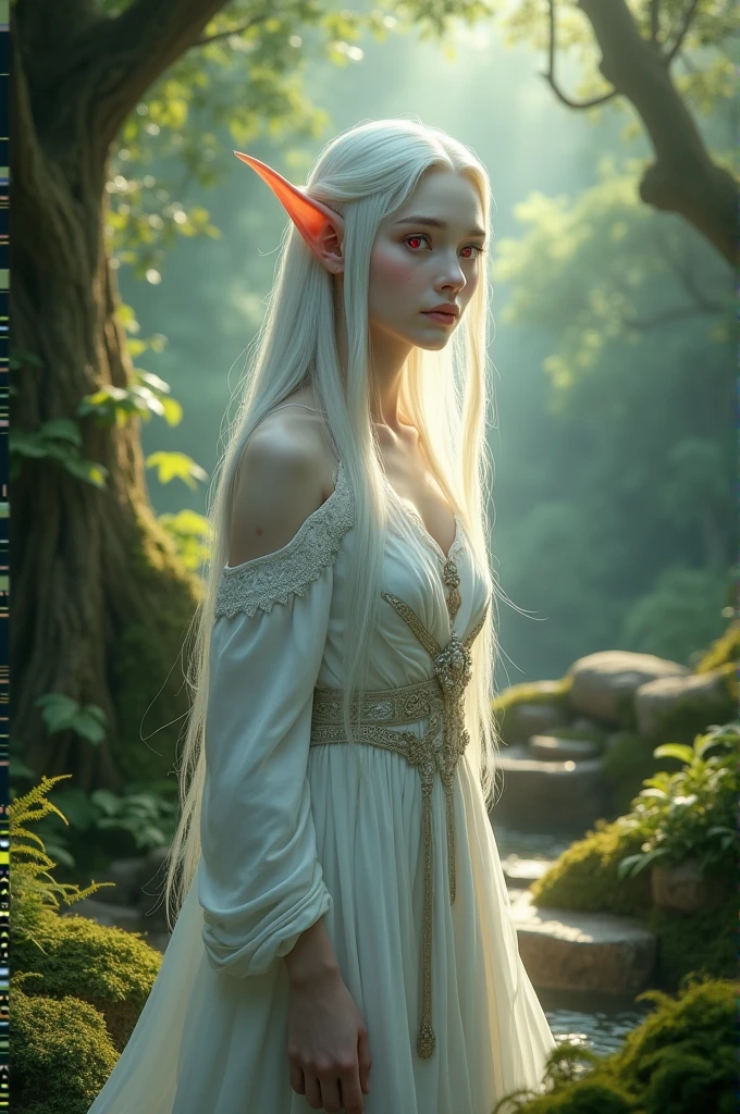 Albino Elf Medieval Style Realistic HD 4K