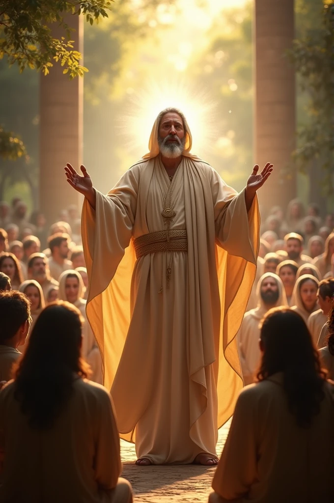 Prophet speaking to people 