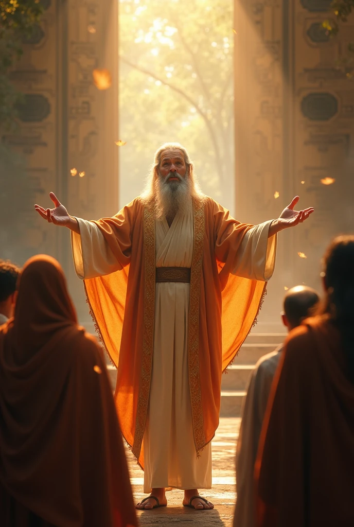 Prophet speaking to people