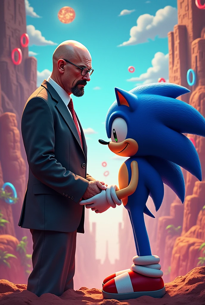 Walter White getting married to Sonic