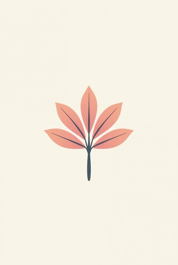 A logo for entrepreneurship that captures the essence of the lily flower in pastel colors