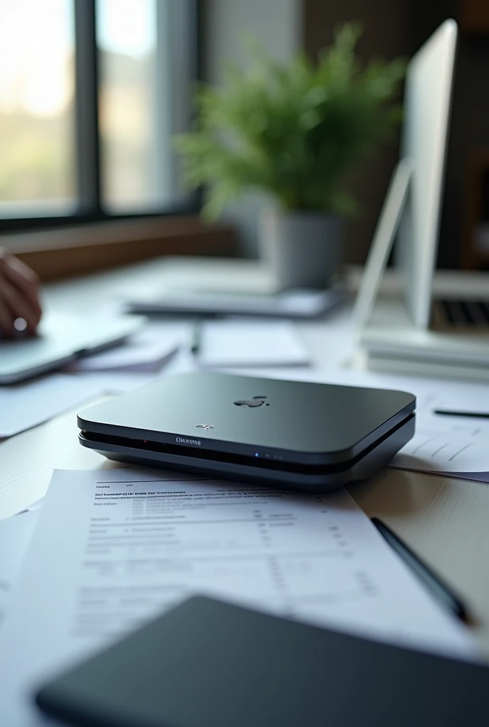 A scanner that not only digitizes documents such as invoices and receipts, but also automatically classify them into the correct accounting categories using optical character recognition (OCR) advanced and machine learning algorithms. Could be integrated with accounting software to automatically update financial records.