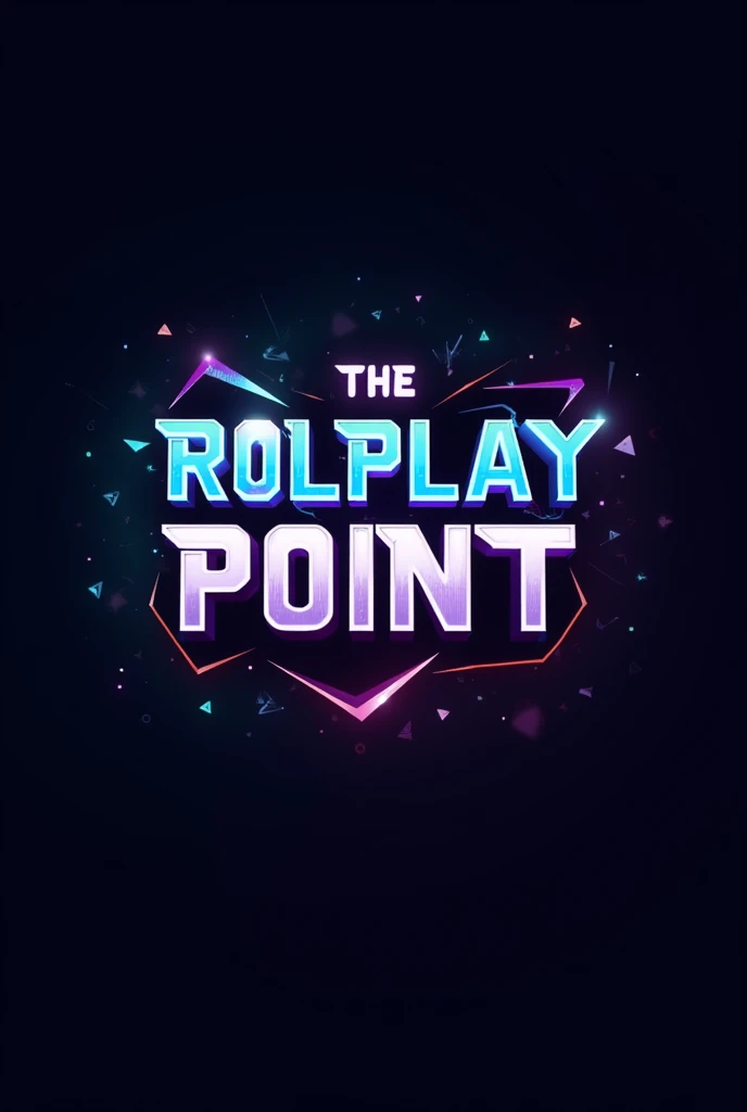 I want a logo that says THE ROLPLAY POINT in gamer style