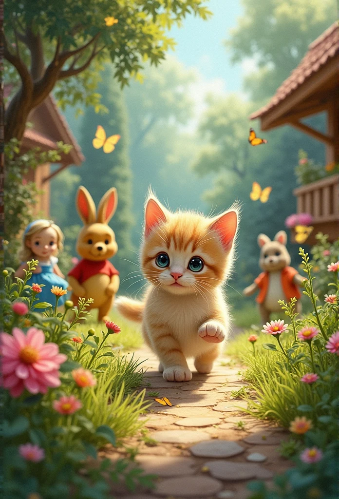 Kitten painting, Book Characters , Explore the Yard
