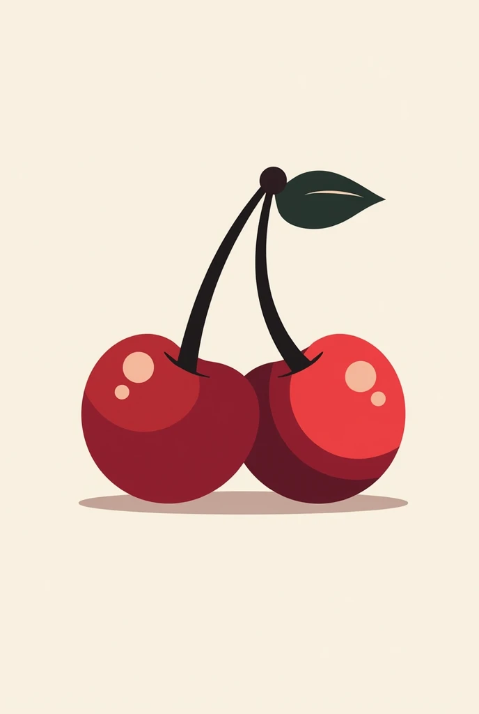 Two cherry type logo