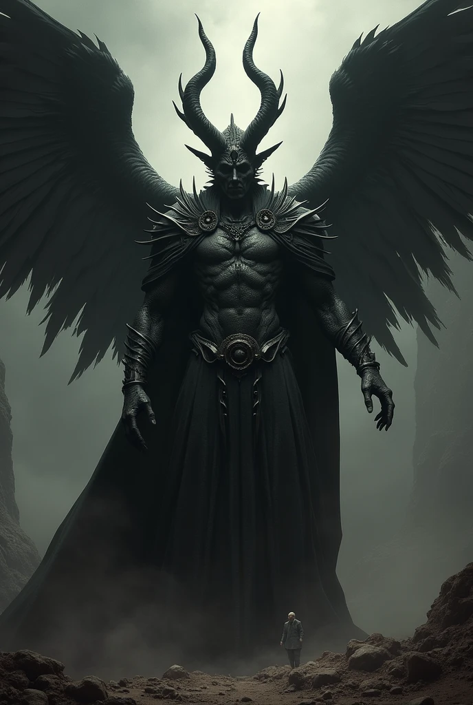 Create images of Satan as the Bible describes him 