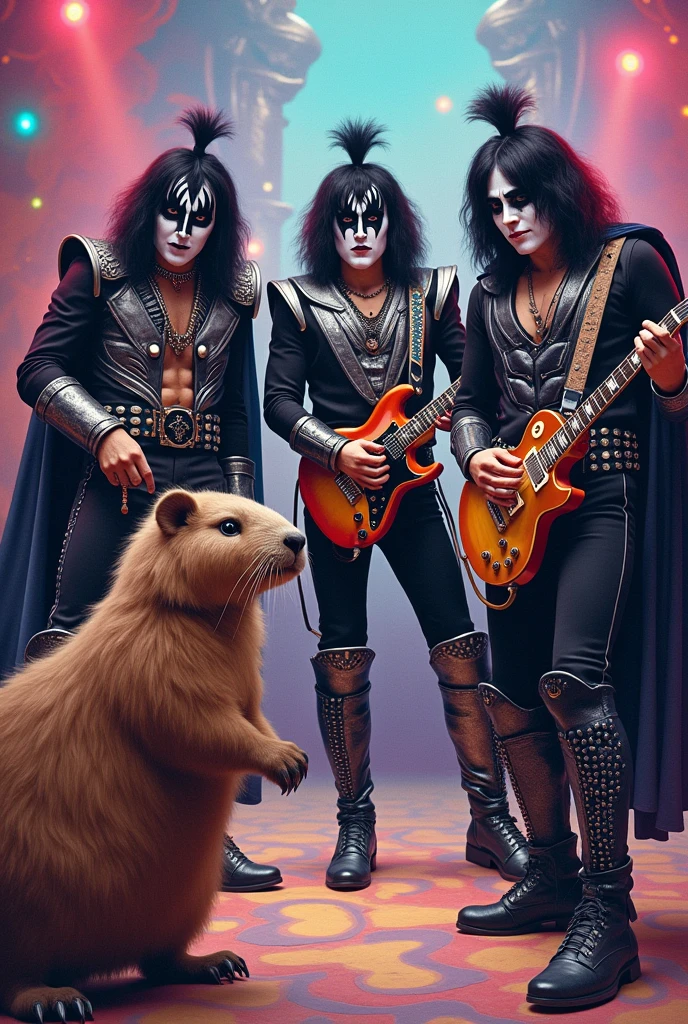 Kiss Band Capybara