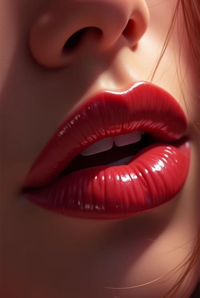 Create some lips that say kiss me