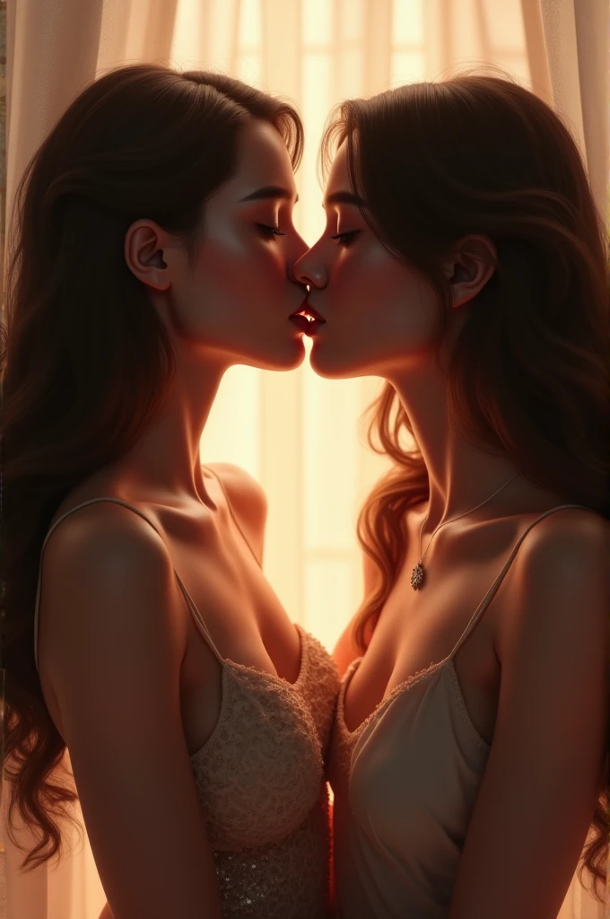 Hot girls kiss
