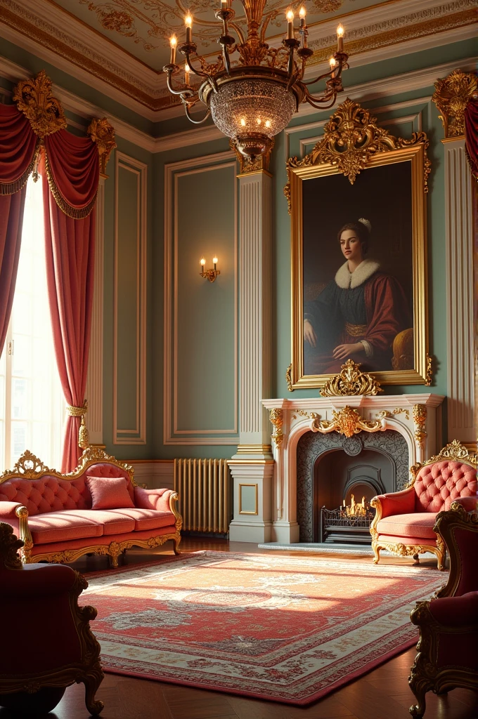 Louis XV style room