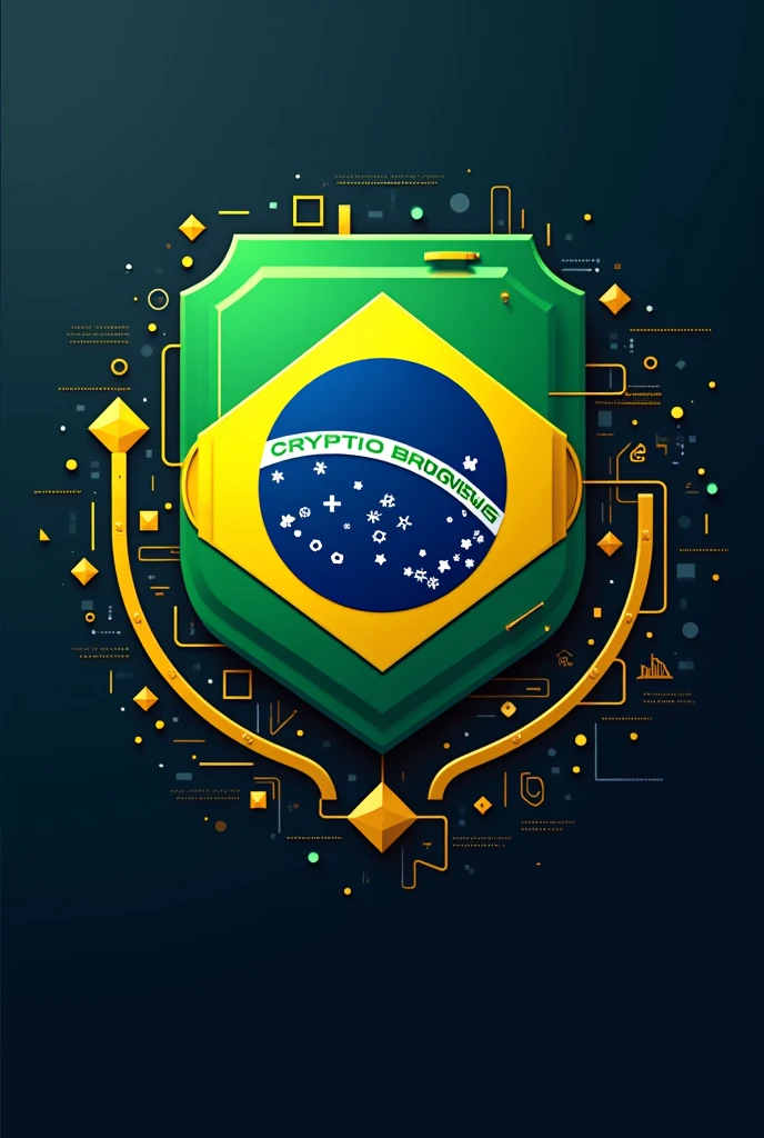 a Cryptocurrency logo In Brazilian Portuguese language The name is : So crypto progress Make a version that I can edit with a simple font