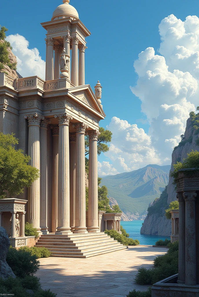 Monumental architecture of Mediterranean culture 