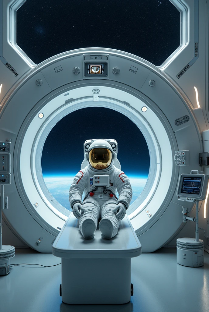 taking CT scan in space