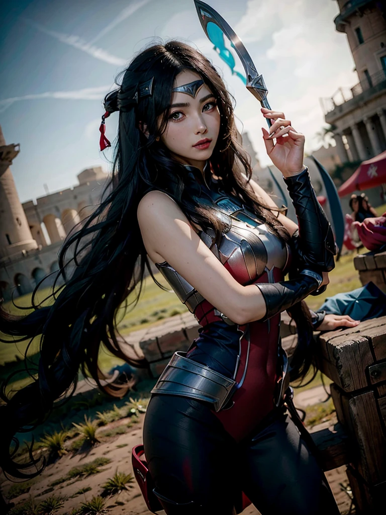 sexy woman,  Irelia, Irelia de League of Legends, realist , super realist y de maxima calidad