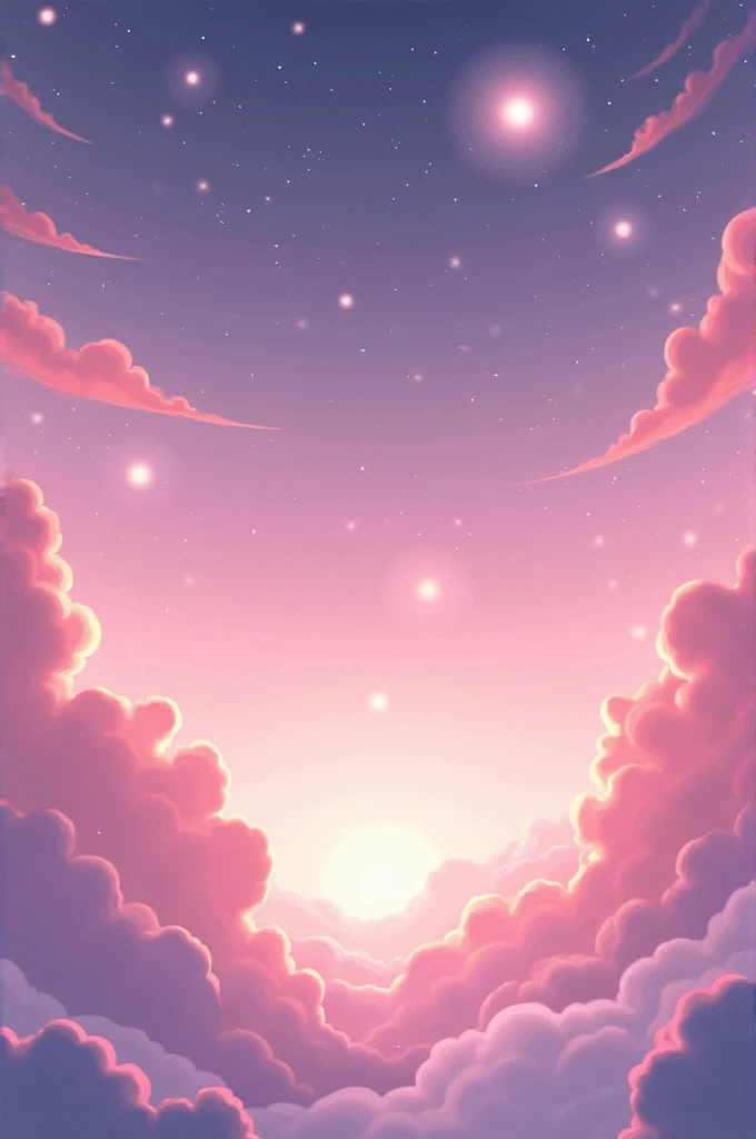 Sky and star ,pink