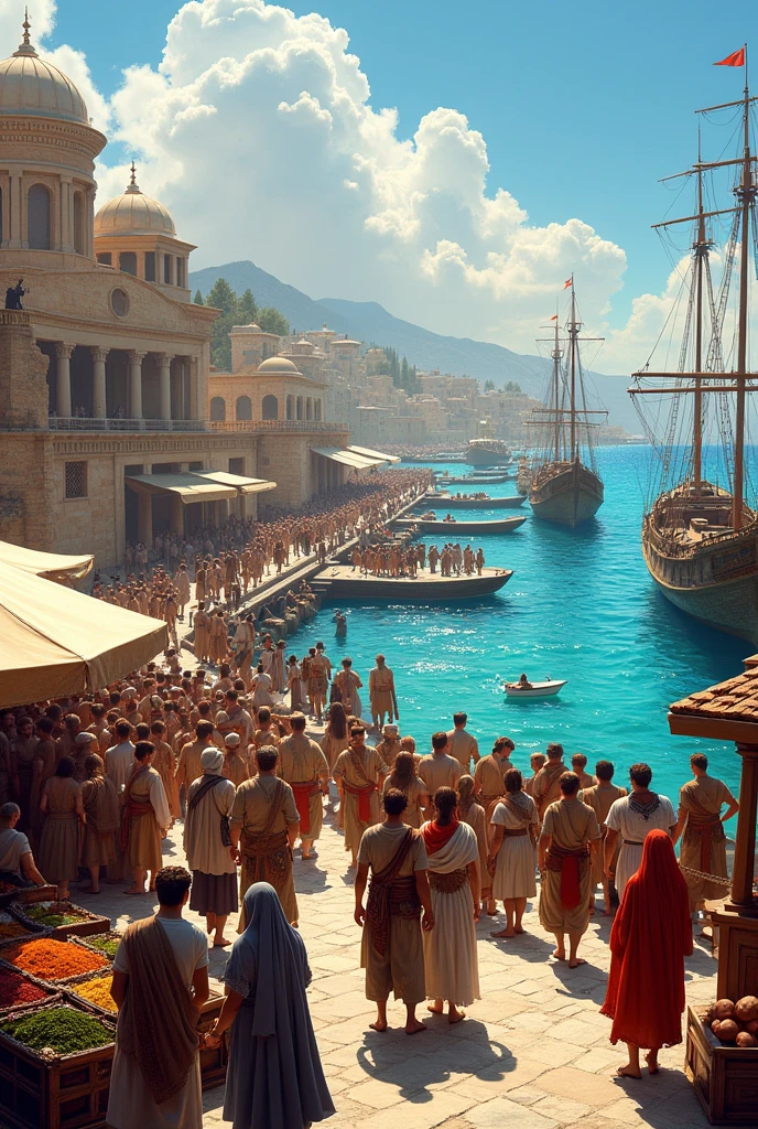 Maritime Trade: of Mediterranean cultures detailed