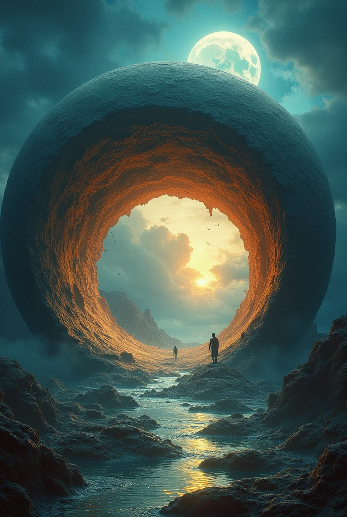 The planet earth is hollow inside