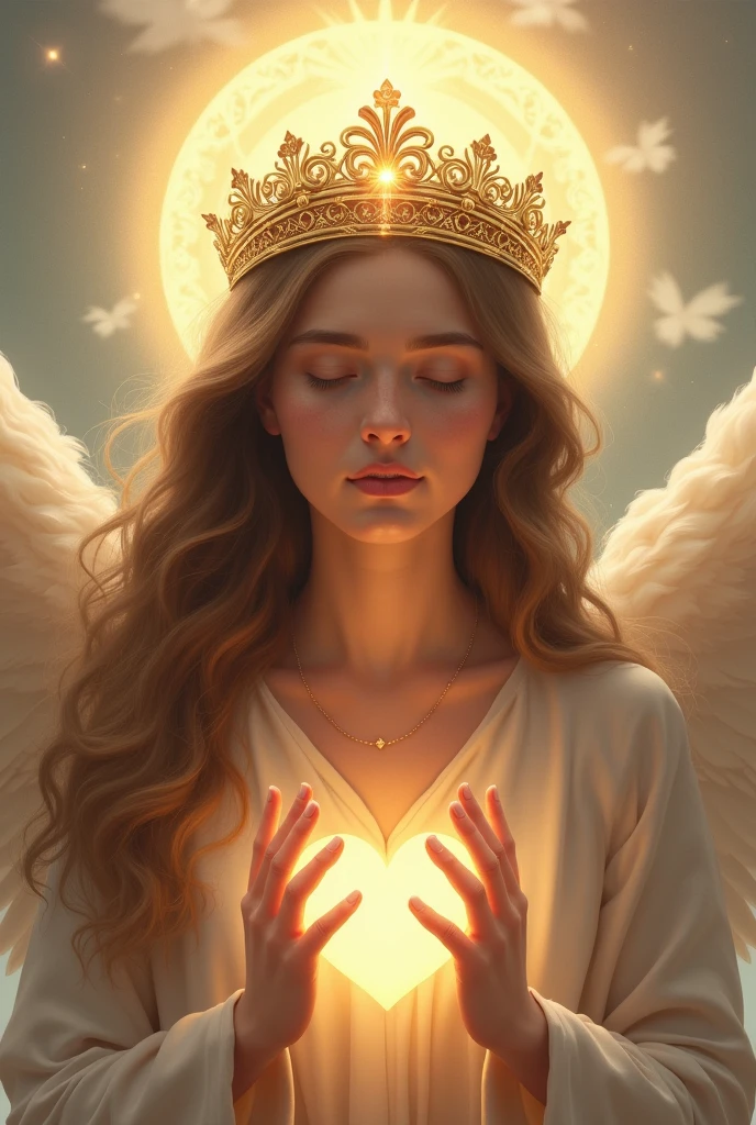 Humble heart with a heavenly crown 