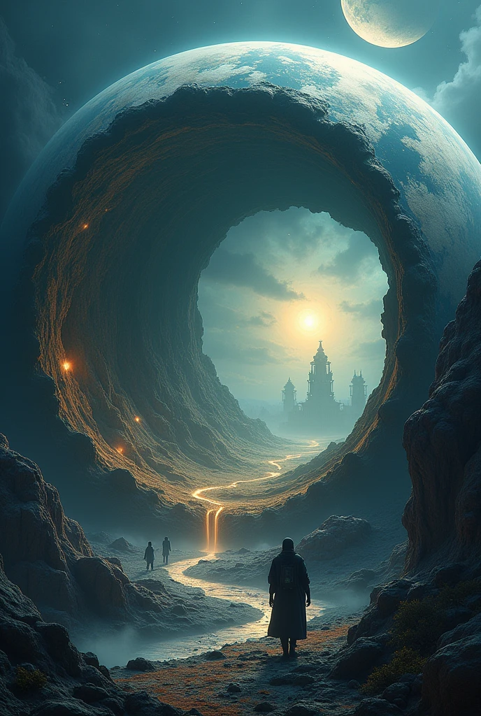 The planet earth is hollow inside